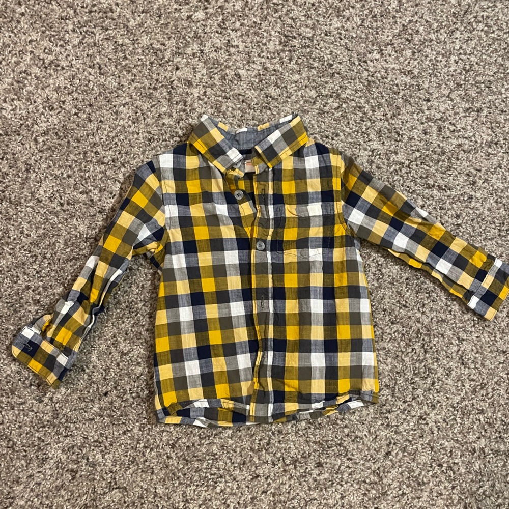 Cat & Jack toddler boy 2t plaid shirt